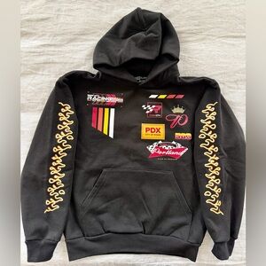 Portland Gear NASCAR Racing Inspired Hoodie - Black - Medium